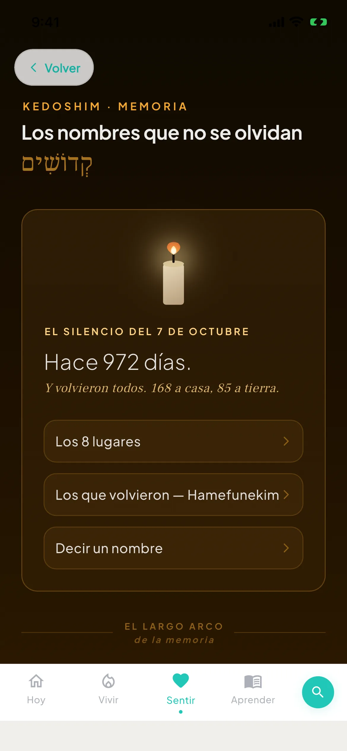 Los nombres del 7 de octubre
