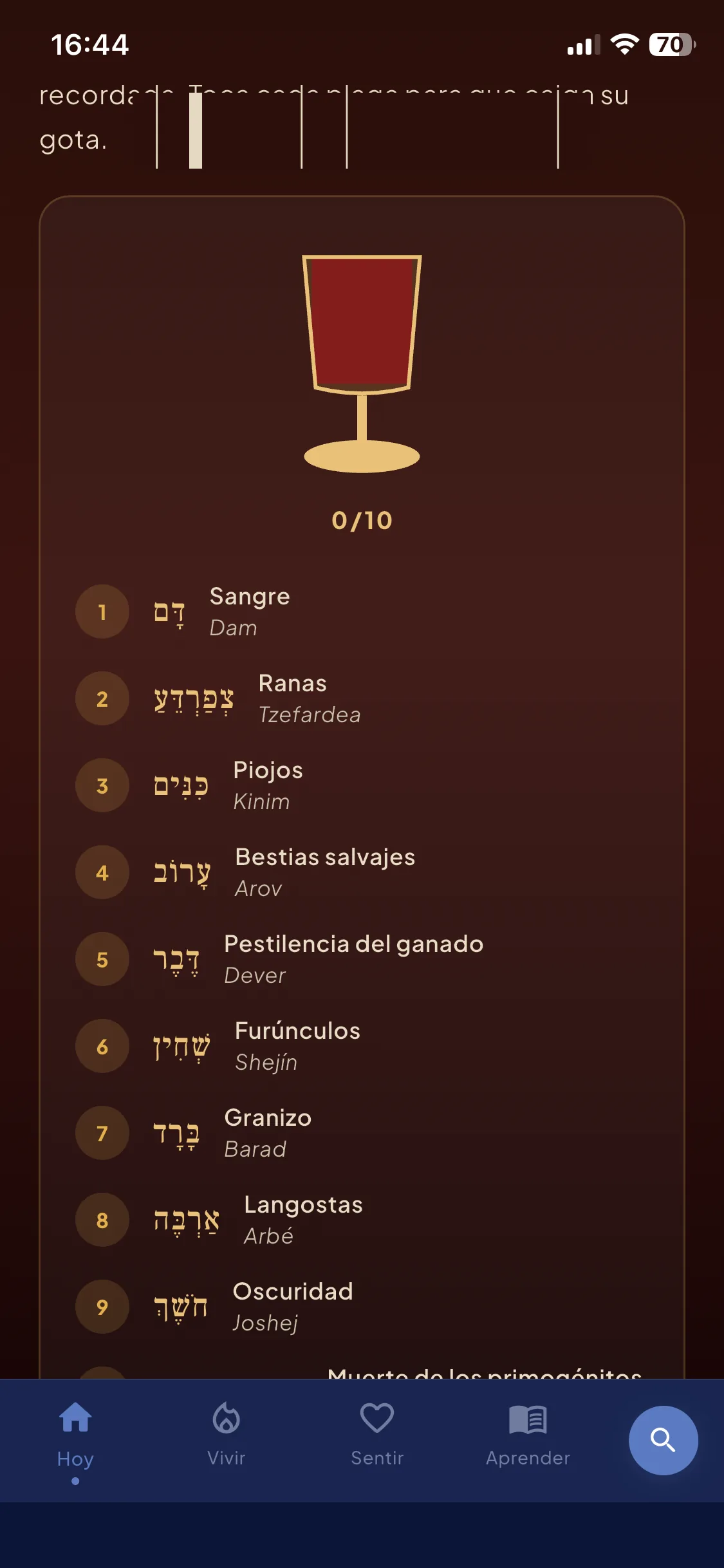 Las diez plagas